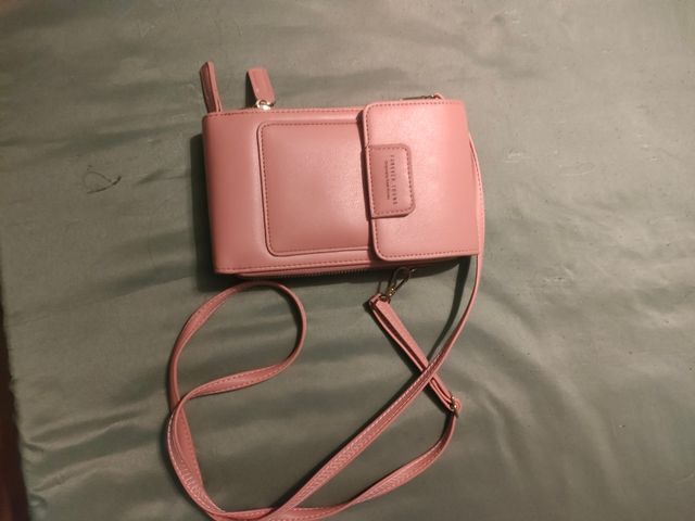 Bolso bandolera rosa