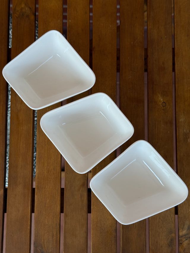 Platos para aperitivos,Casa, 3 piezas, muy elegant