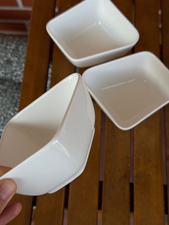 Platos para aperitivos,Casa, 3 piezas, muy elegant