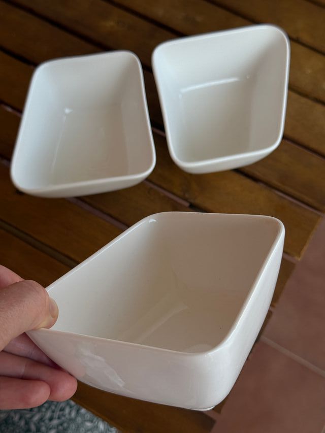 Platos para aperitivos,Casa, 3 piezas, muy elegant