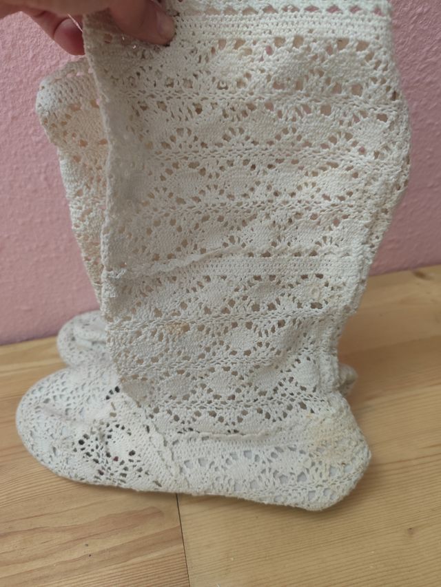 Botas verano beige - Crochet
