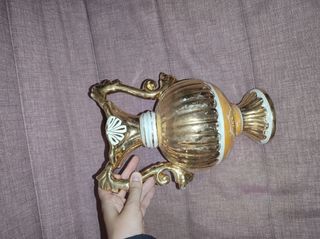 3 vasi d'epoca con decorazione