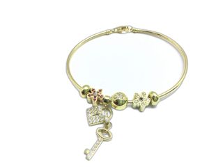 E1172644-5 Pulsera Oro 18K Con Circonita