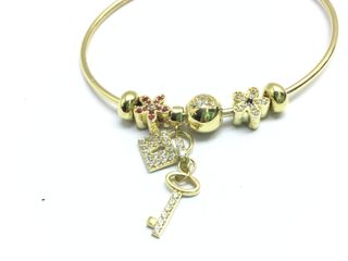 E1172644-5 Pulsera Oro 18K Con Circonita