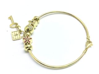 E1172644-5 Pulsera Oro 18K Con Circonita