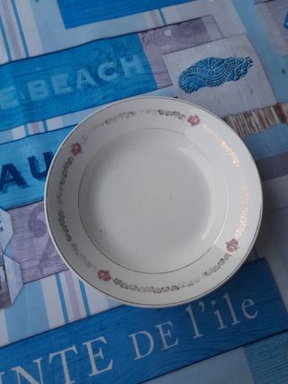 Plato Cartuja Sevilla - porcelana Años 50