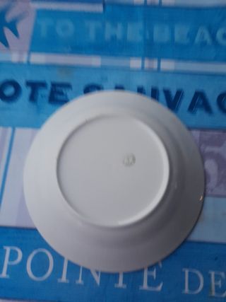 Plato Cartuja Sevilla - porcelana Años 50