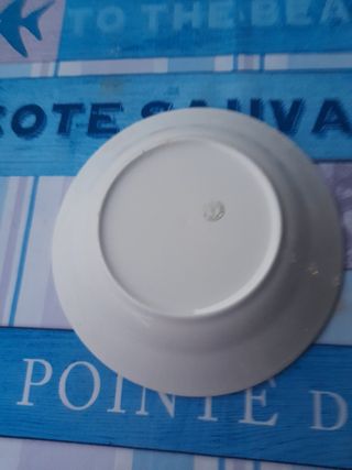 Plato Cartuja Sevilla - porcelana Años 50