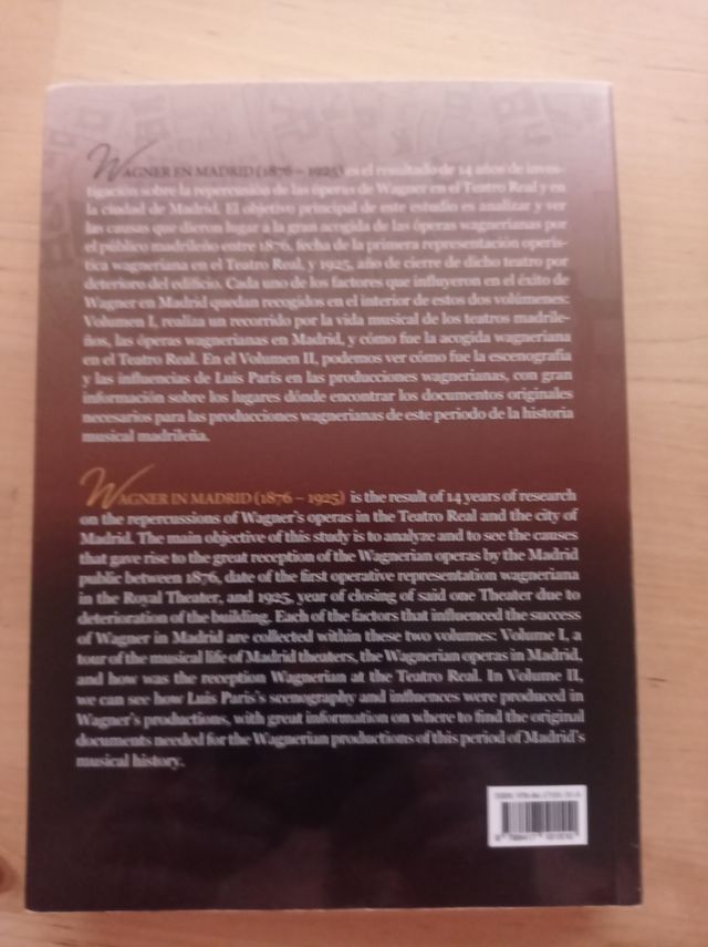 WAGNER EN MADRID. 1876-1925. Volumen I (Spanish...