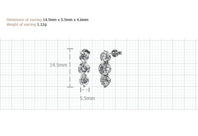 Pendientes ORO y SWAROVSKIS.  REGALO NAVIDAD.