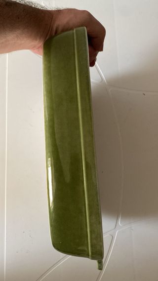 Pirofila rettangolare beige 18x30 cm