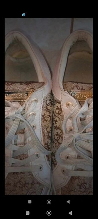 Sneakers Guess Beige/Marroni numero 41