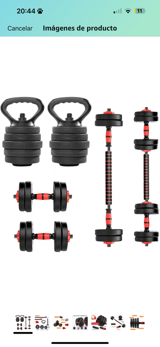 Kit pesas 30kg - mancuernas