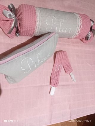 Conjunto bebé Pilar - Cuna, neceser, chupete
