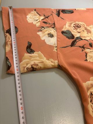 Kimono rosa estampado flores