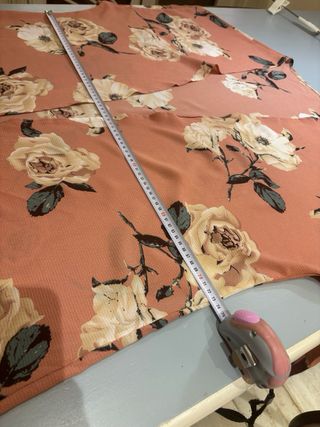 Kimono rosa estampado flores