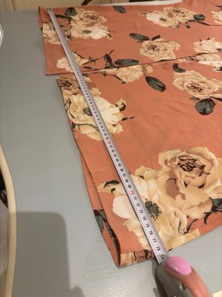 Kimono rosa estampado flores