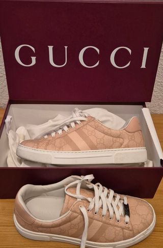Zapatillas Gucci Ace Rosa
