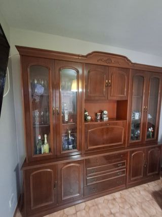 Mueble salón antiguo madera