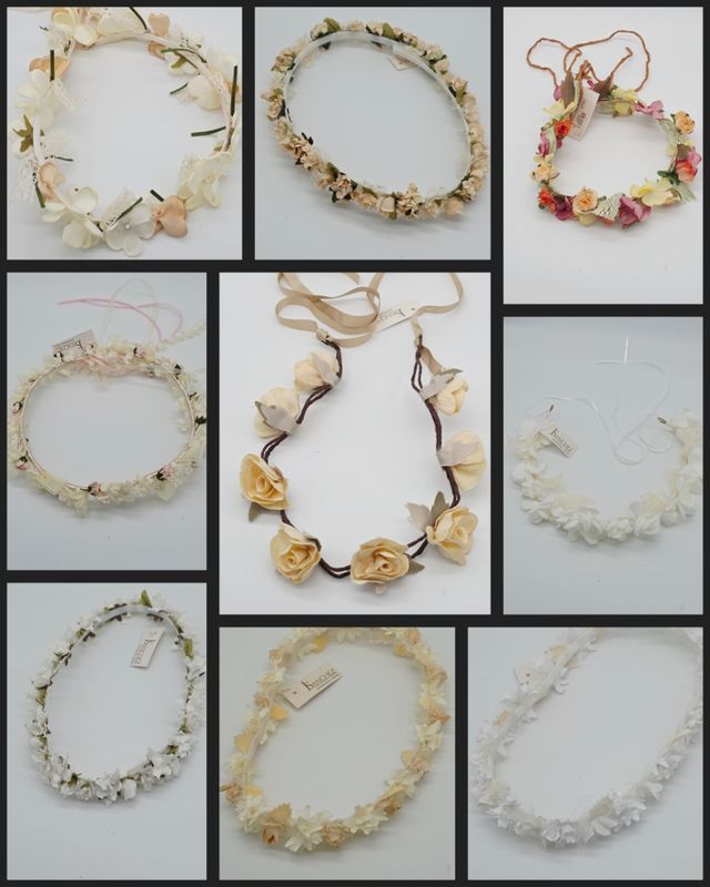 Diademasy cintas Flores  niña y mujer