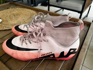 Botas Nike Jr. Mercurial Vapor - Rosa