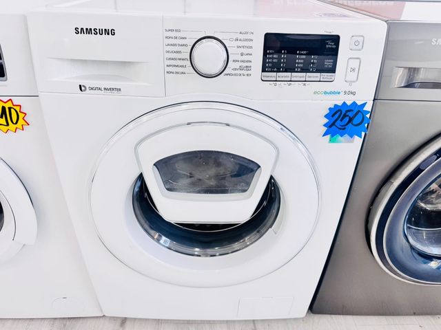 LAVADORA SAMSUNG 9 KG 1400 RPM A+++