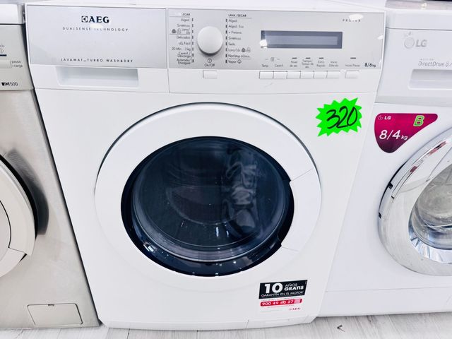 LAVADORA SECADORA AEG 8/6 KG A+++