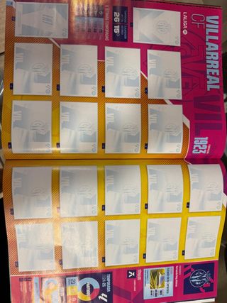 Álbum Panini LaLiga 2025-26 sin uso.