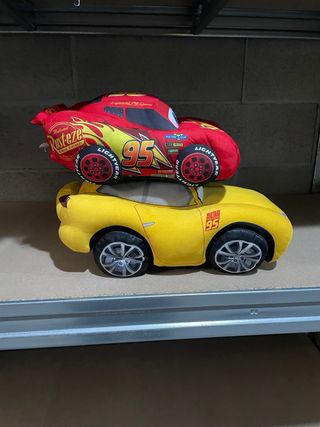 2 Peluche Cars: Saetta McQueen & Cruz Ramirez