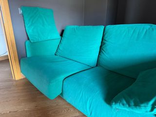 Divano Cinova 2 posti Verde in Alcantara