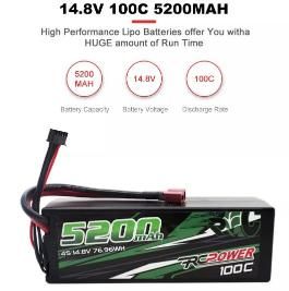 Bateria Lipo 4S 5200Mah Nueva