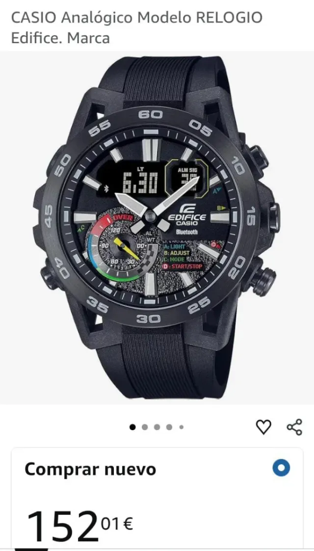 Reloj Casio Edifice Bluetooth
