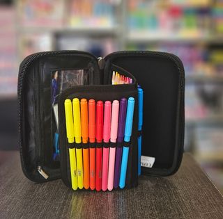 Astuccio Comix 1 Mega Zip Verde