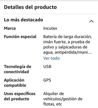 GPS Tracker TK106 Incutex