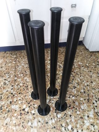 4 Patas mesa - Negro