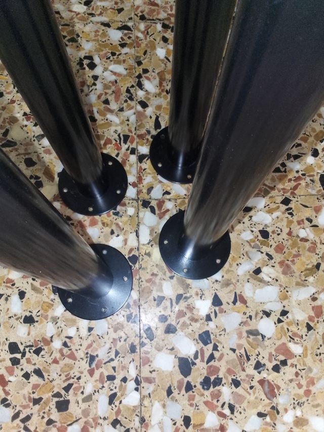 4 Patas mesa - Negro