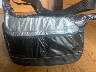 Borsa Mandarina Duck nera e argento