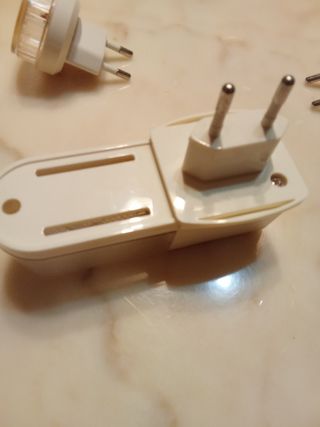 3 Luci Notturne Bianche in Plastica da 220v 