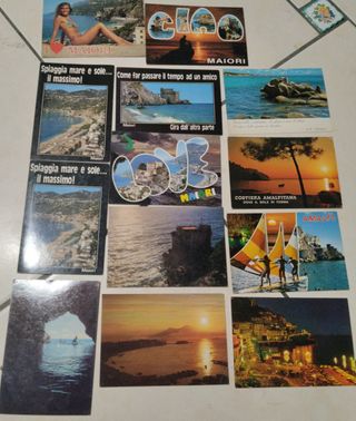 Cartoline vintage Costiera Amalfitana Capri Napol.