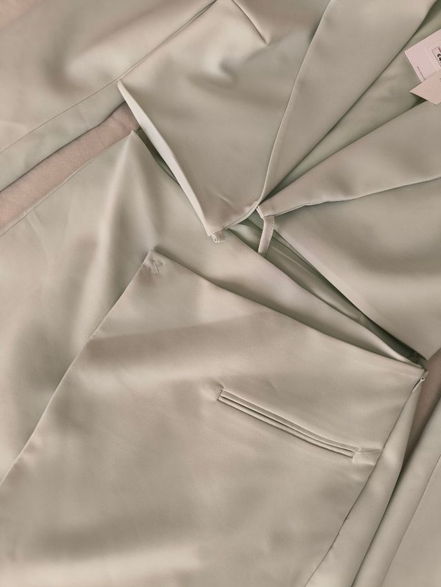 Vestido blazer Zara verde - M