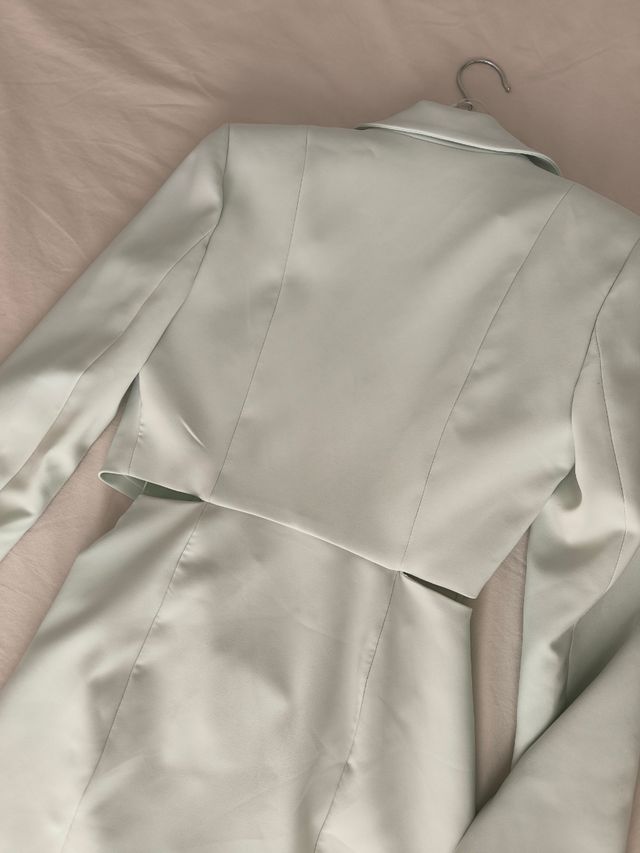 Vestido blazer Zara verde - M