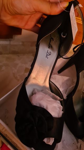 Zapatos tacón negros 39.5 eventos