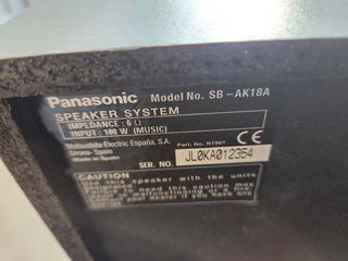 Panasonic SA-AK18: Equipo de música