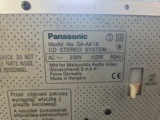 Panasonic SA-AK18: Equipo de música