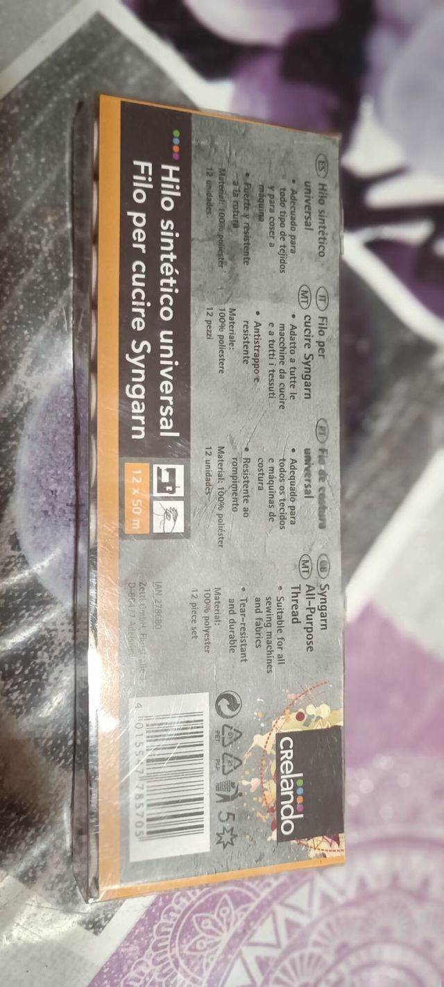 60 hilos de coser Crelando