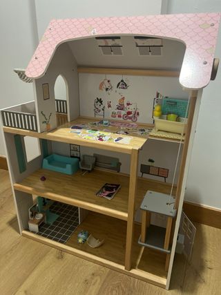 Casita Muñecas Madera - Juguete Infantil