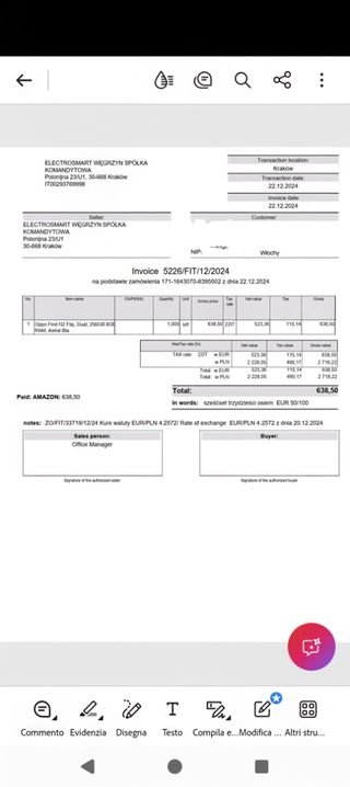 IN GARANZIA Oppo Find N2 Flip nero 256GB