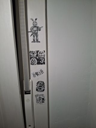 Pegatinas en blanco y negro