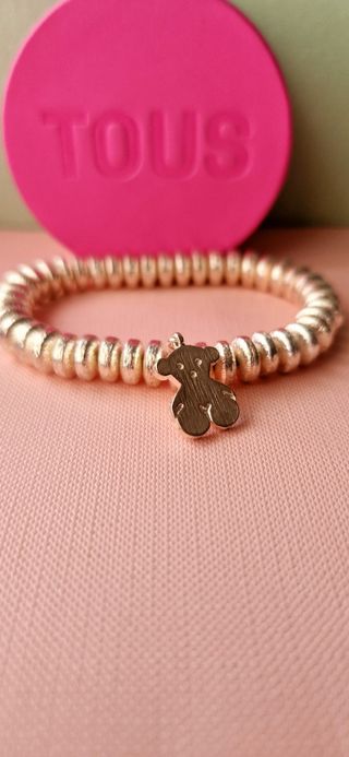 Pulsera Tous de plata.