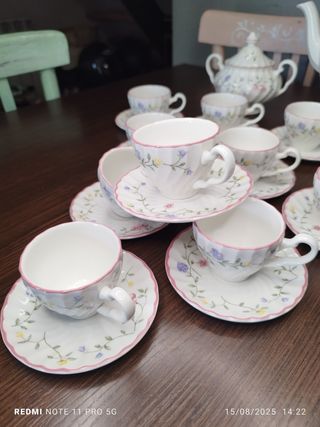 Juego café inglés Johnson Bros vintage